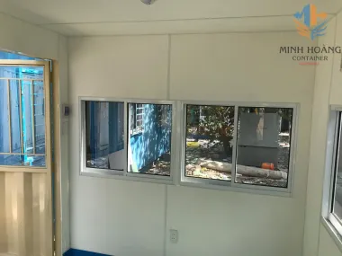 Container văn phòng 10 feet vàng kem: Lựa chọn tối ưu cho không gian nhỏ