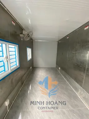 Container Văn Phòng 20 Feet Xanh Dương Vỏ Lạnh Cách Âm Tốt + Nhiệt Tốt