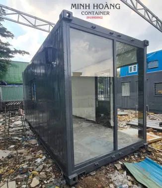 Container Nhà Ở 20 Feet Khung Kính Đầy Đủ Tiện Nghi Mẫu 2