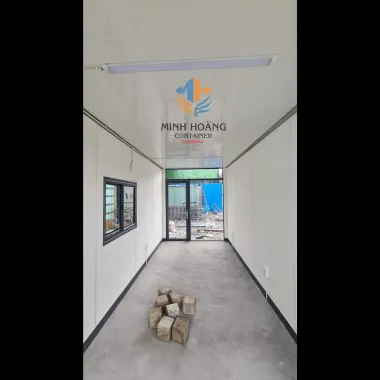 Container Nhà Ở 20 Feet Khung Kính Đầy Đủ Tiện Nghi Mẫu 2