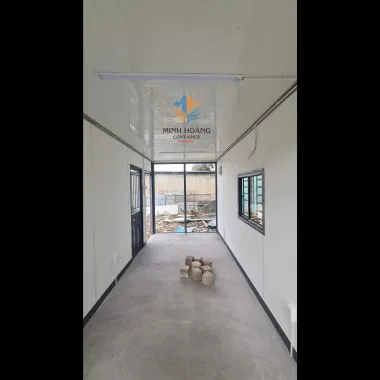 Container Nhà Ở 20 Feet Khung Kính Đầy Đủ Tiện Nghi Mẫu 2