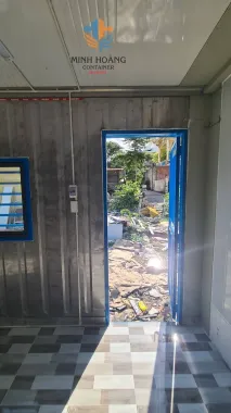 Container văn phòng 20 feet từ vỏ container lạnh - Cách nhiệt, đầy đủ tiện nghi