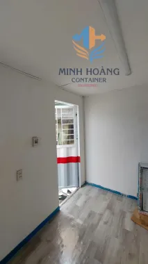 Container Văn Phòng 20 Feet Trắng Đỏ Xám 3 Màu