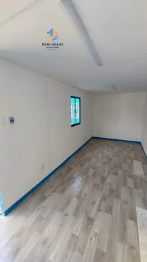 Container văn phòng 20 feet vỏ khô xanh dương đầy đủ điện đèn quạt