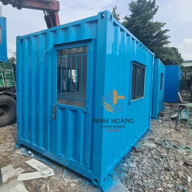 Cụm 2 Container 10 Feet Thiết Kế Văn Phòng Bảo Vệ & Quầy Vé Di Động