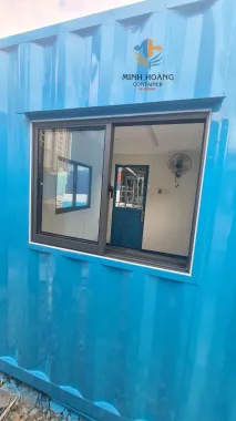 Cụm 2 Container 10 Feet Thiết Kế Văn Phòng Bảo Vệ & Quầy Vé Di Động