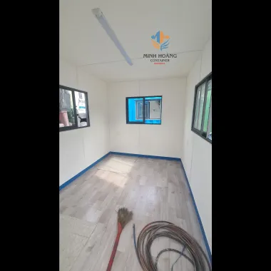 Cụm 2 Container 10 Feet Thiết Kế Văn Phòng Bảo Vệ & Quầy Vé Di Động