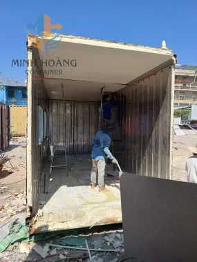 Cho thuê container văn phòng từ vỏ container lạnh