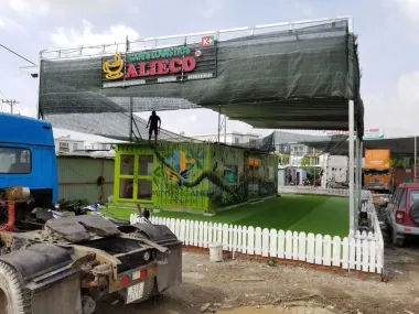 Container Cafe Ghép 2x40 Feet Q9