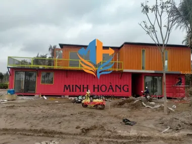 Nhà container lắp ghép điều hành khu du lịch Đồi Rồng Hải Phòng