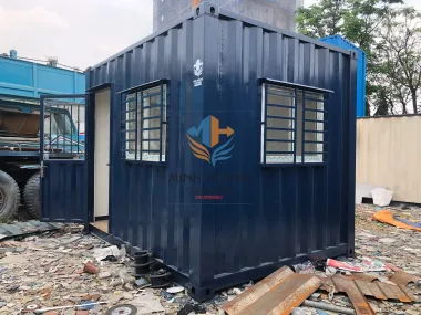 Container Văn Phòng 10 Feet Xanh Navy 