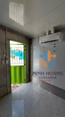 Container Văn Phòng 20 Feet Xanh Lá Vỏ Lạnh