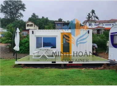 Container 20feet homestay màu trắng