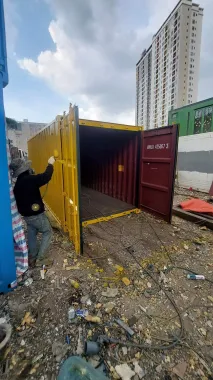 Container Kho 20 Feet Màu Vàng – Chất Lượng, Giá Tốt