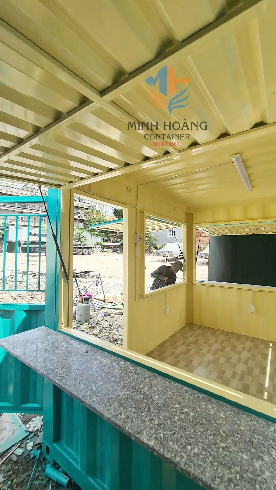 Container cafe cam 40 feet tại Tphcm