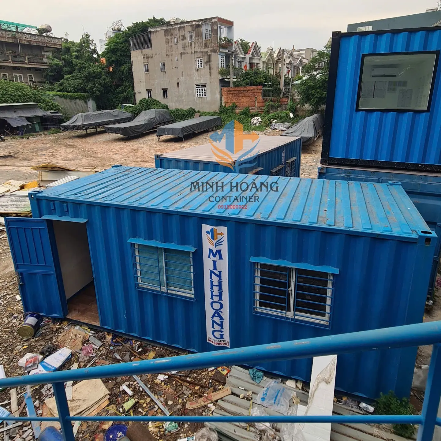 Container Văn Phòng 20 Feet Cũ Có Toilet & Máy Lạnh 