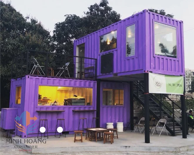 Container cafe cam 40 feet tại Tphcm