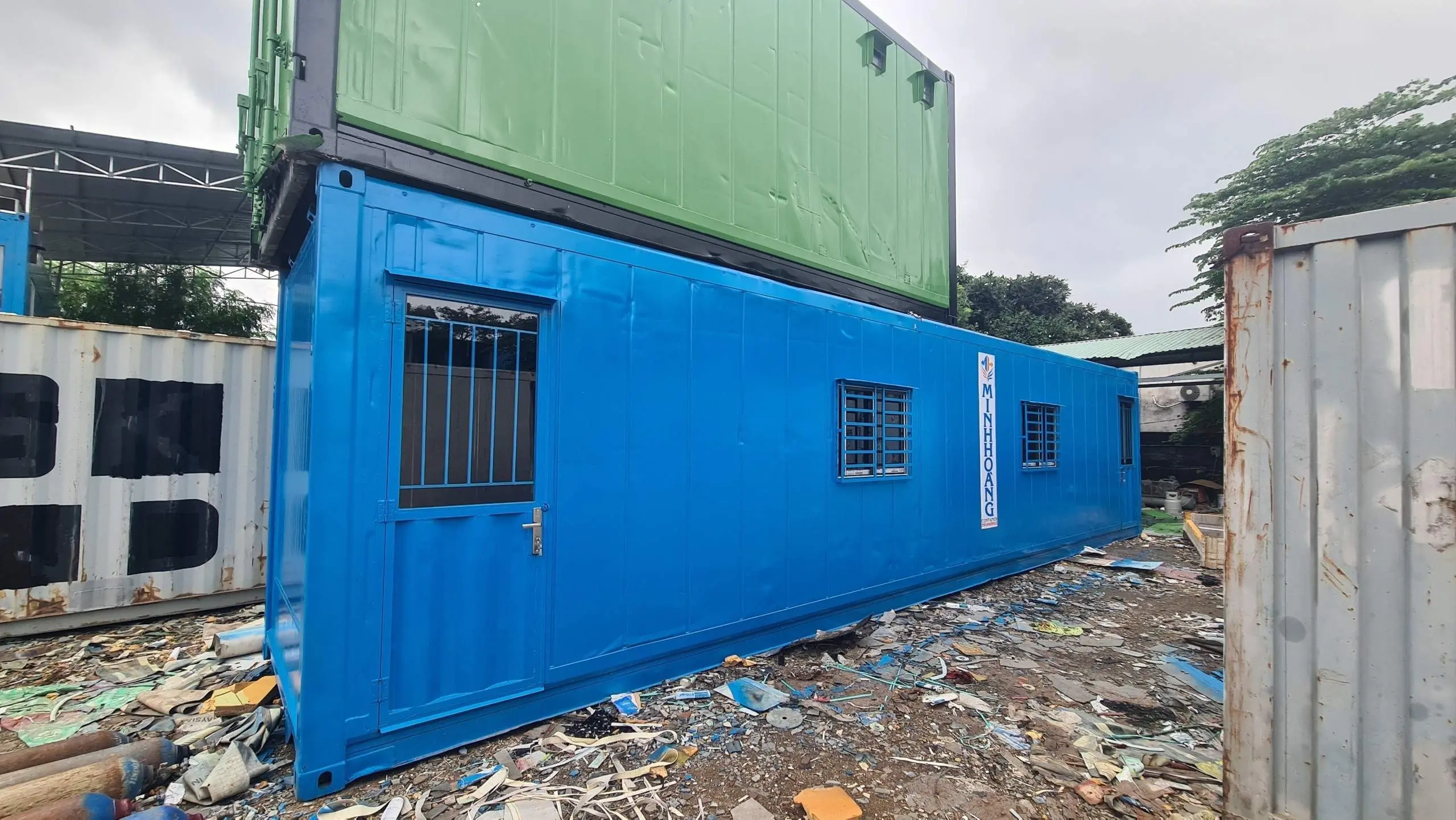 Container Văn Phòng 40 Feet (Vỏ Cont Lạnh) Có Sẵn Máy Lạnh