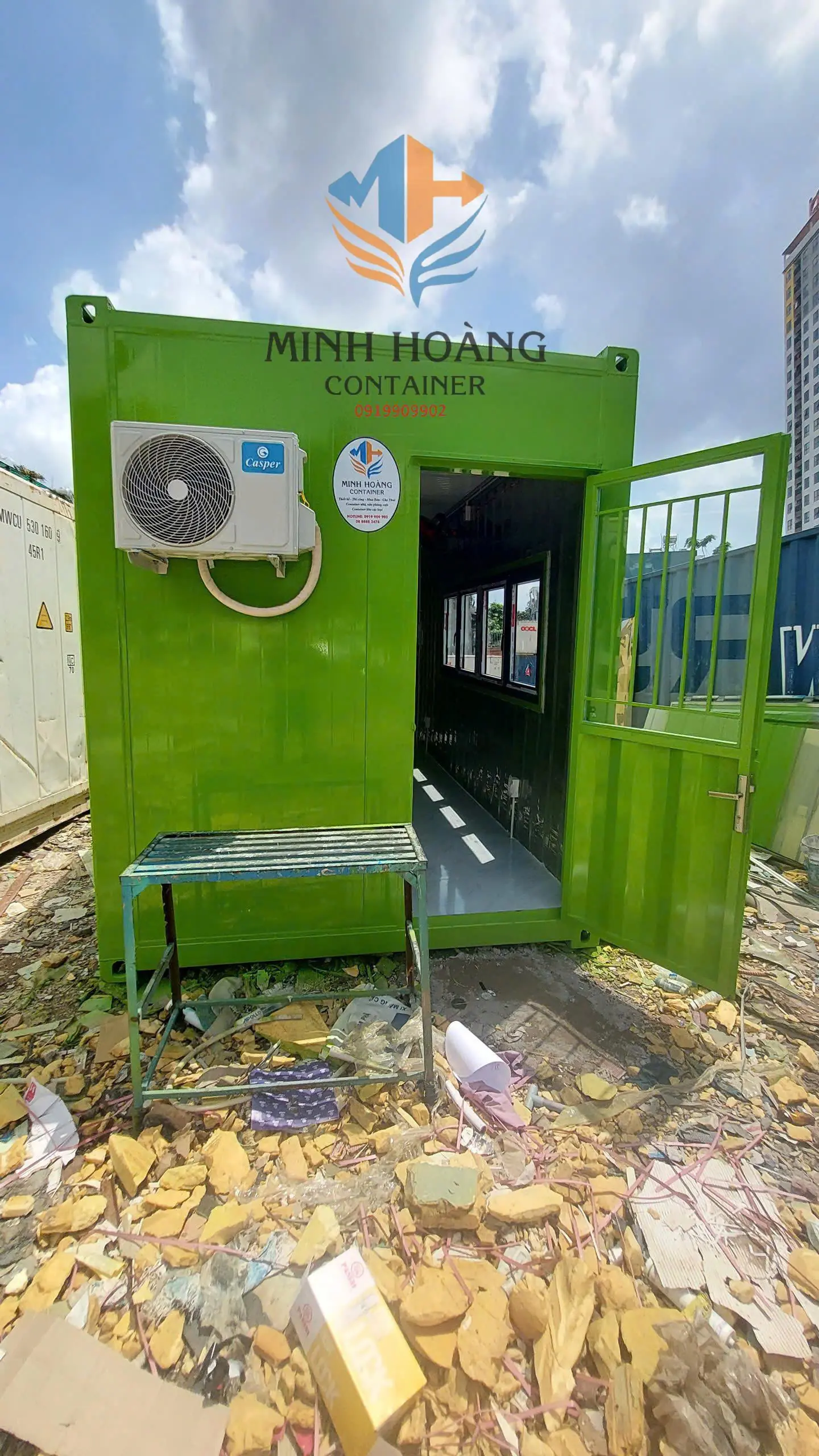 Container Văn Phòng 20 Feet Không Gian Hiện Đại