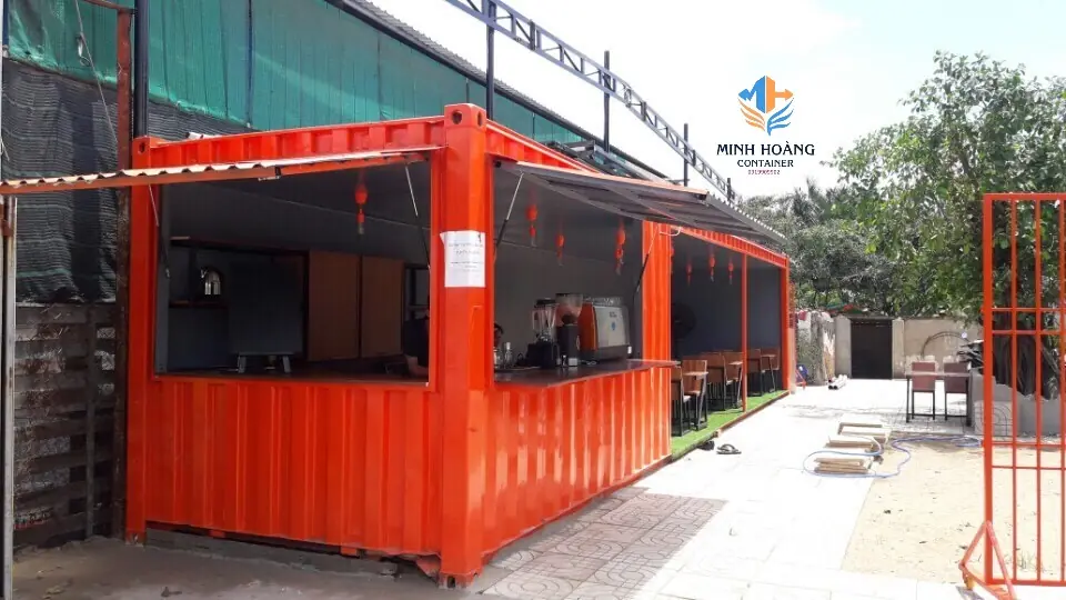 Container cafe cam 40 feet tại Tphcm