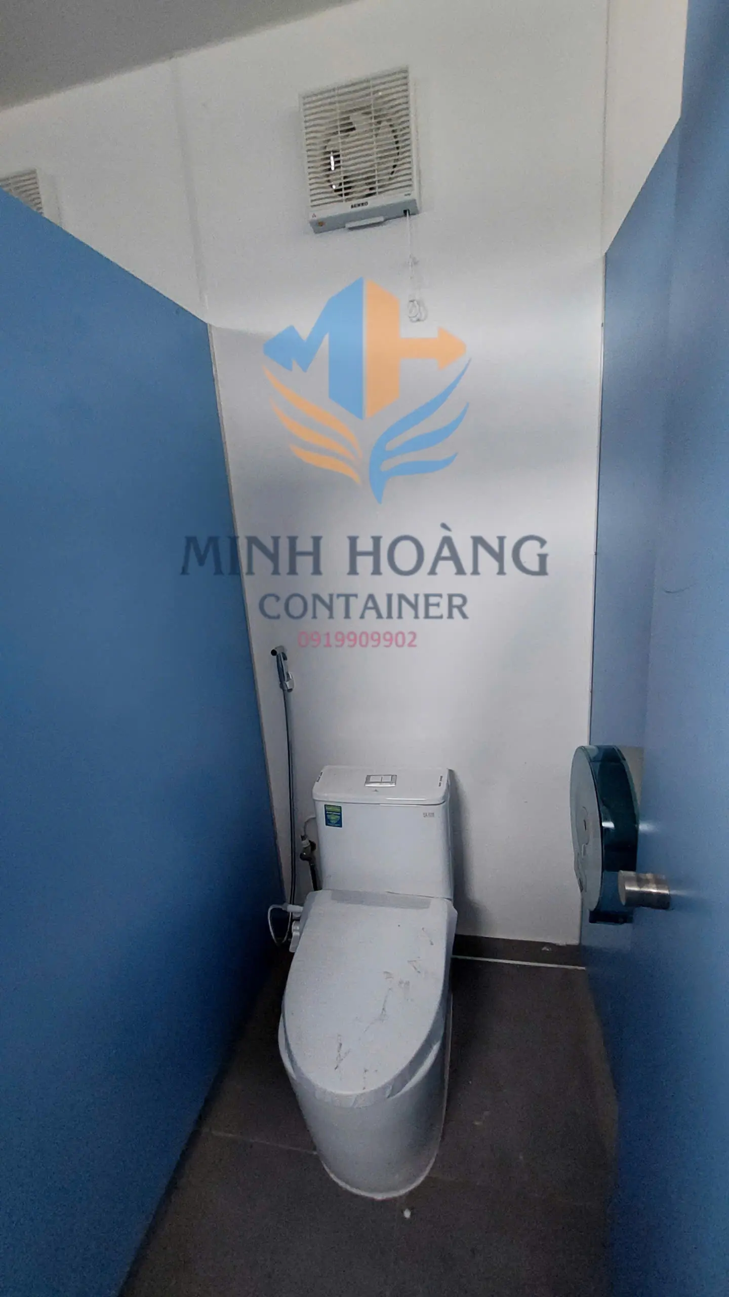 Container Văn Phòng 10 Feet Xanh Navy 