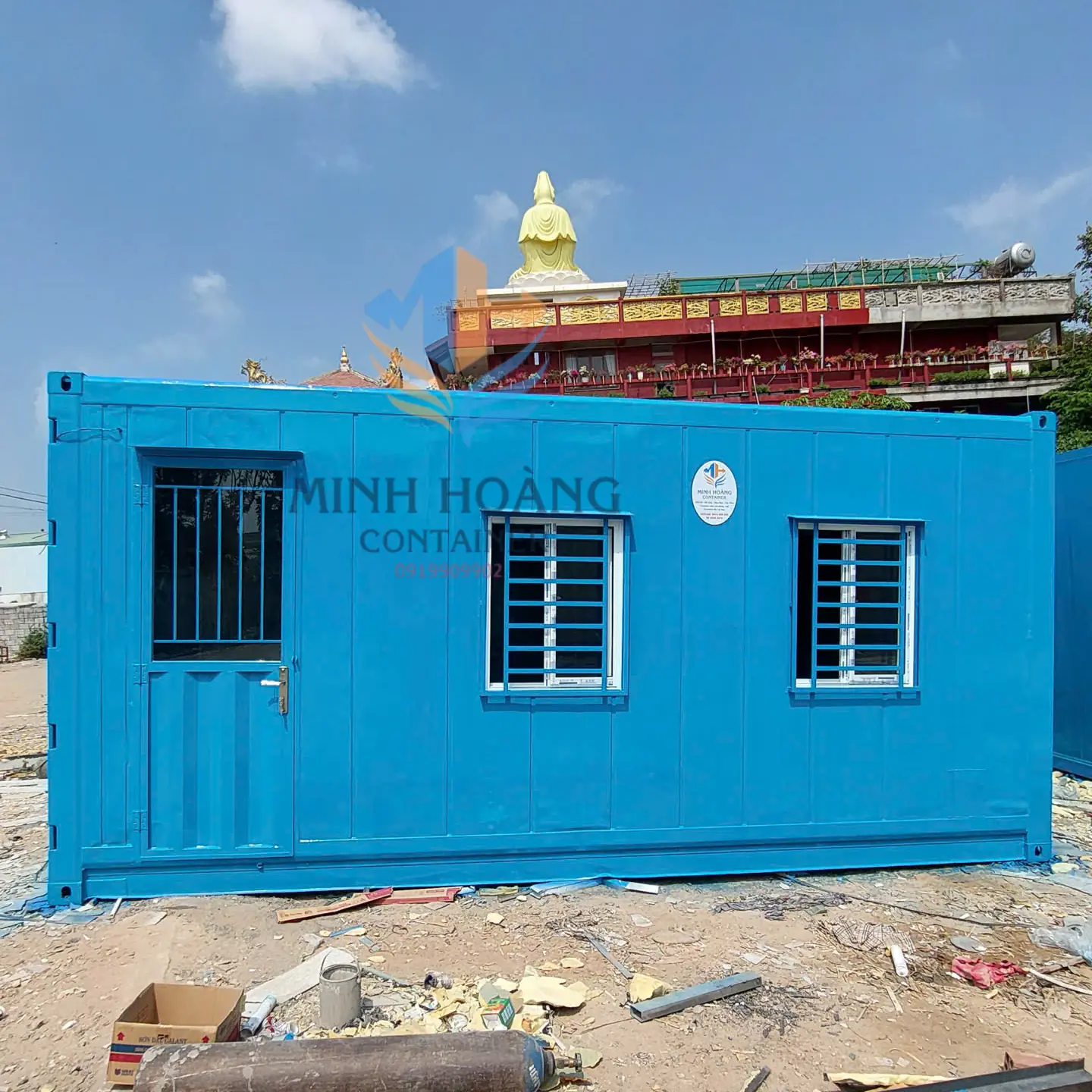 Container Văn Phòng 20 Feet (Vỏ Lạnh): Giải Pháp Cách Nhiệt & Cách Âm Đẳng Cấp