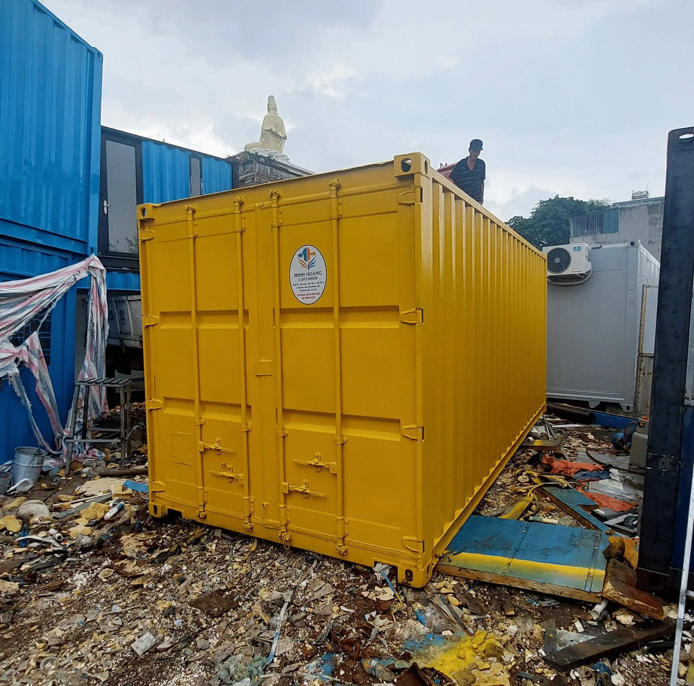 Container Kho 20 Feet Màu Vàng – Chất Lượng, Giá Tốt