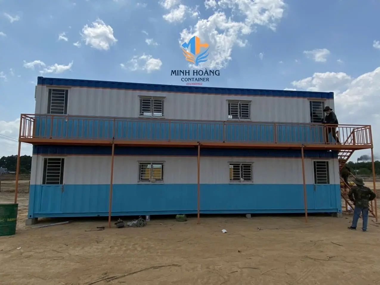 Văn Phòng Container 2 Tầng 40 Feet – Giải Pháp Không Gian Làm Việc Hiện Đại và Linh Hoạt