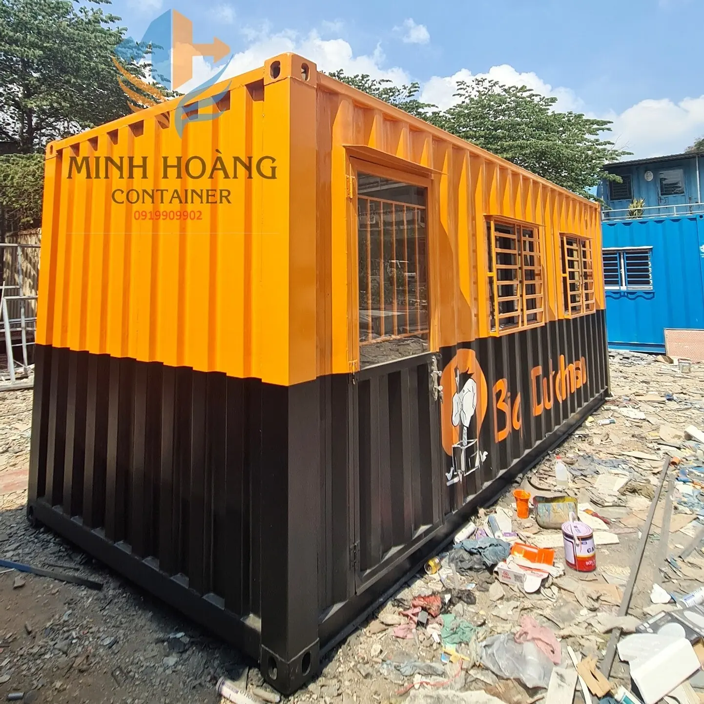 Container cafe cam 40 feet tại Tphcm
